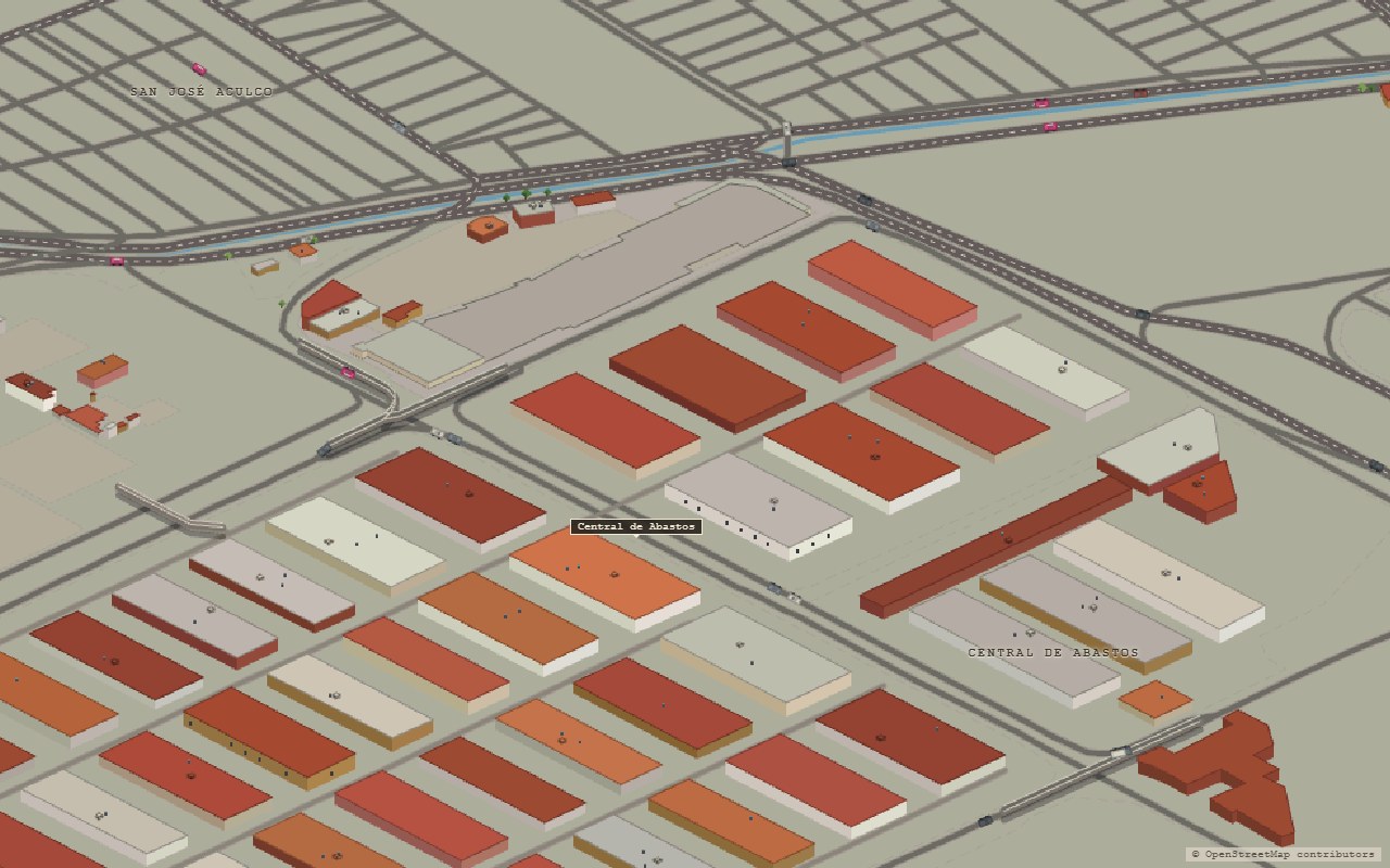 La Central de Abasto: filas de naves idénticas, un tejido que no se parece a ningún barrio.